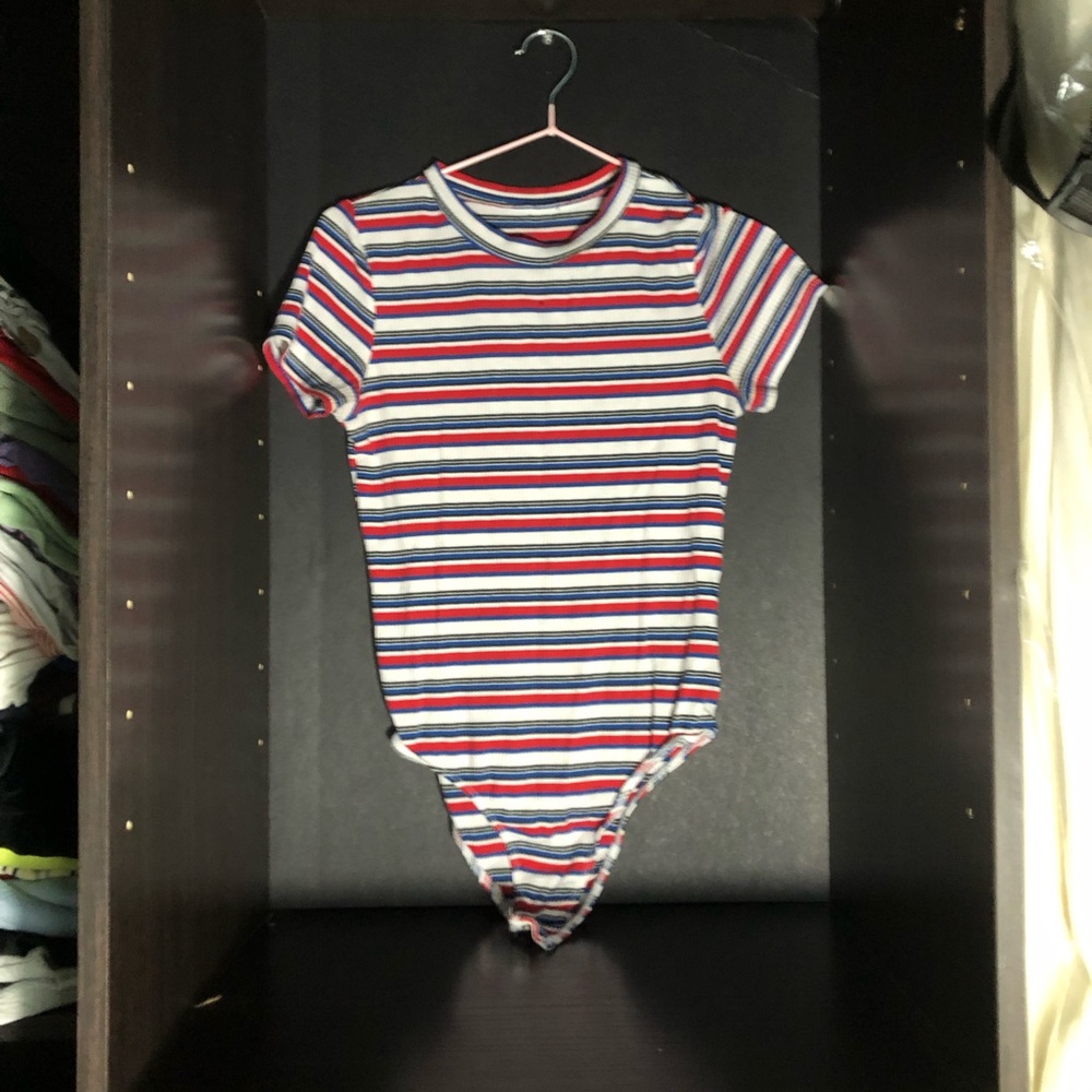 Rainbow Red, White N Blue Bodysuit